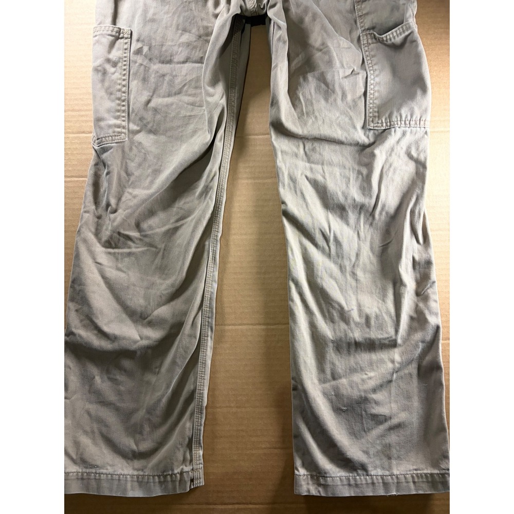 Carhartt B342 Utility Work Pants Mens 31x30 Tan‎ Relaxed Fit Carpenter Cargo - Picture 16 of 16